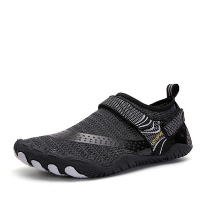 Barfot vannsko med borrelås for voksne