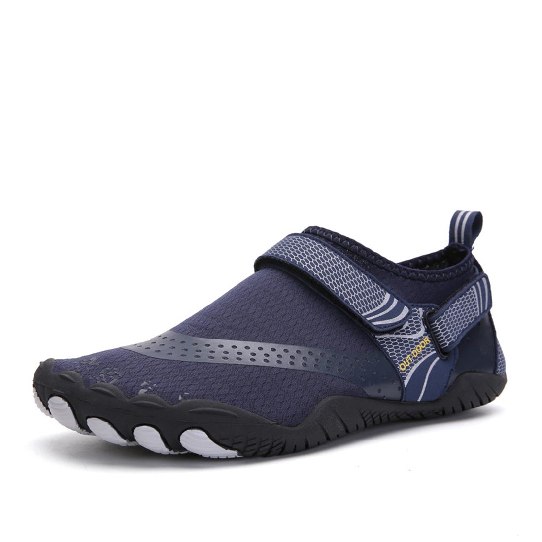 Barfot vannsko med borrelås for voksne