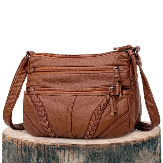 Catherine - Vegansk lær crossbody-veske