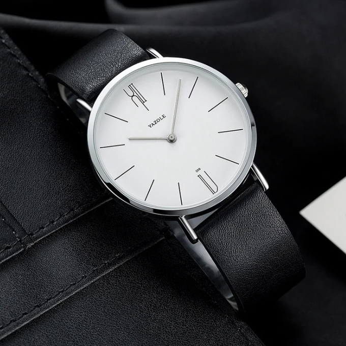 Sterlingsølv koskinnklokke