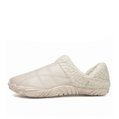 Vinterfleece barfot-tøfler