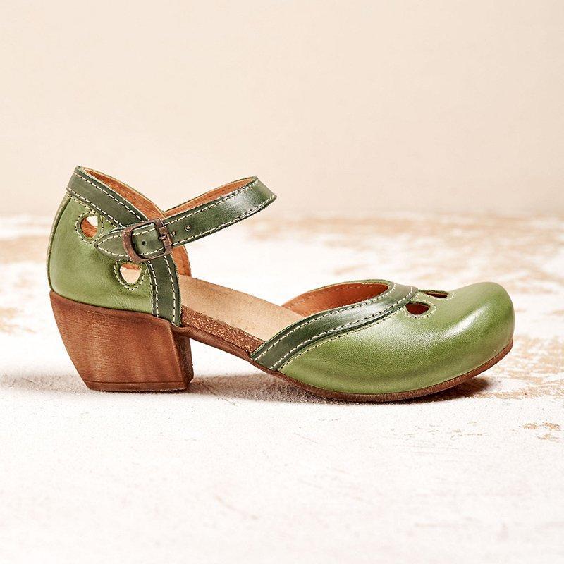 Amalia - Komfortable sandaler med lave hæler