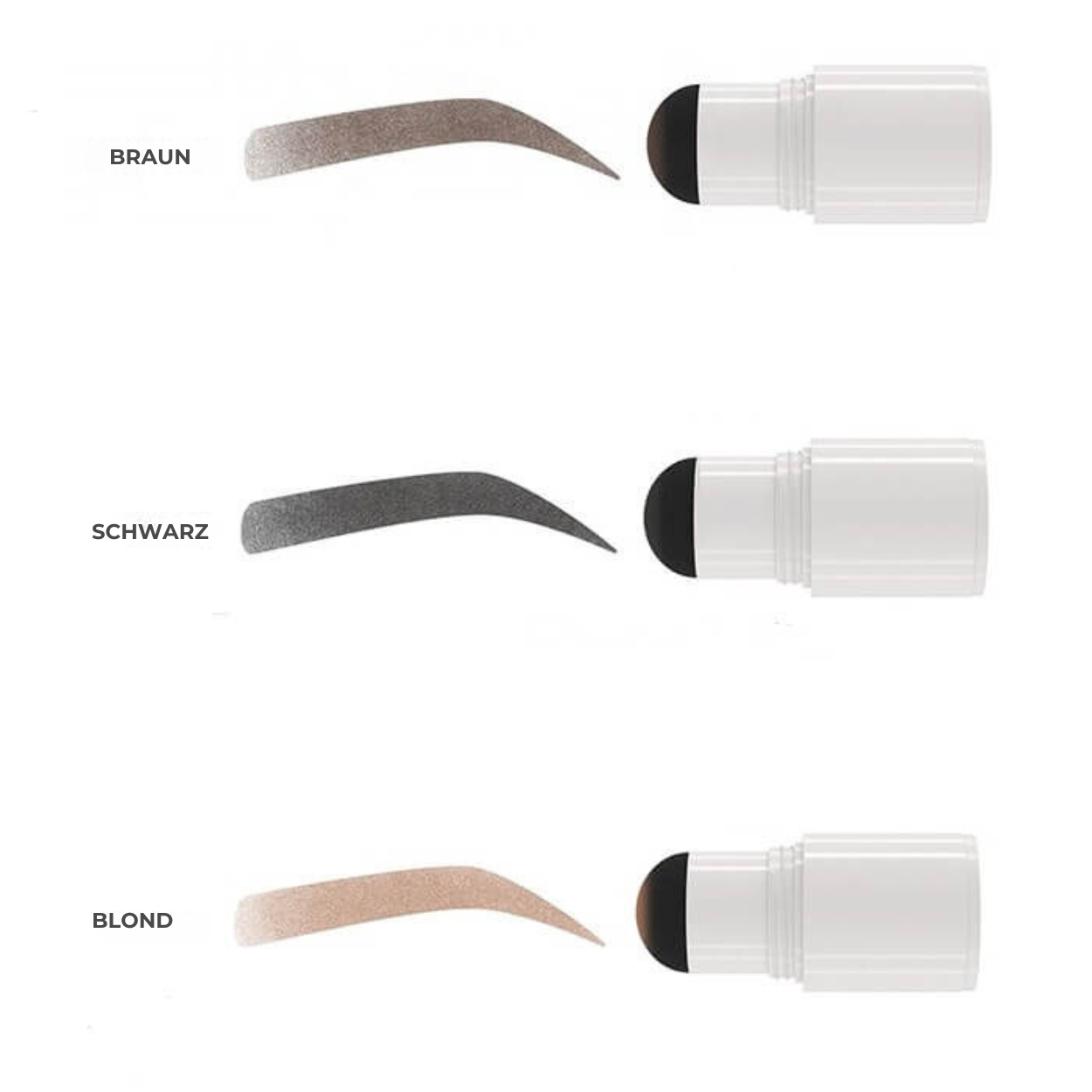 BrowMaster – Komplett sett med øyenbrynsstempel og former