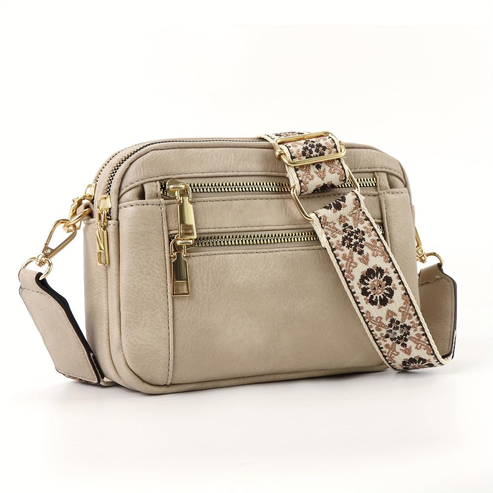 Christine - vegansk lær crossbody-veske