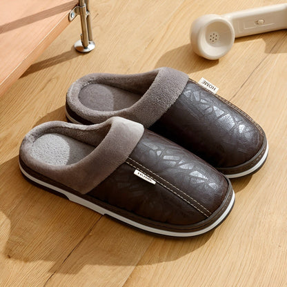 CozyWalk Slippers - Vanntette tøfler i skinn