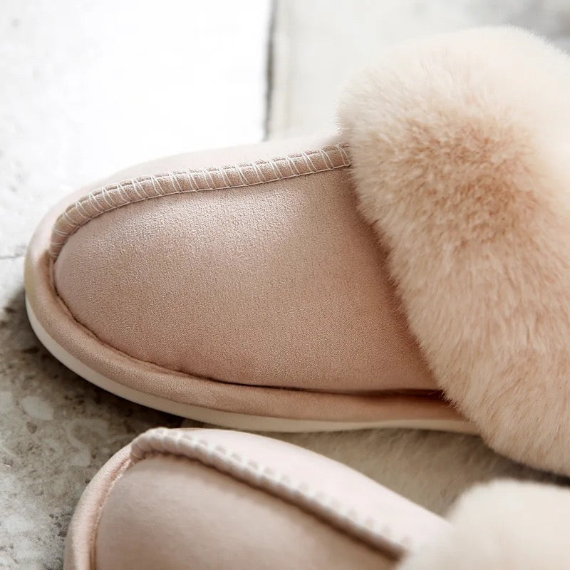 Cozy-Slides - Varme og komfortable fleece tøfler