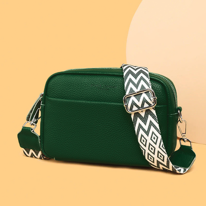 Stella - kornet skinn crossbody-veske