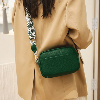 Stella - kornet skinn crossbody-veske