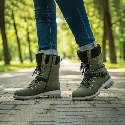 Sara - Snørte vinterstøvler