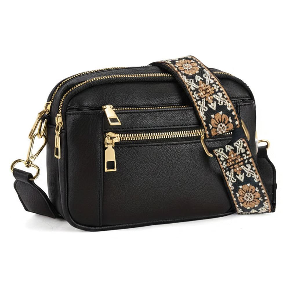 Christine - vegansk lær crossbody-veske