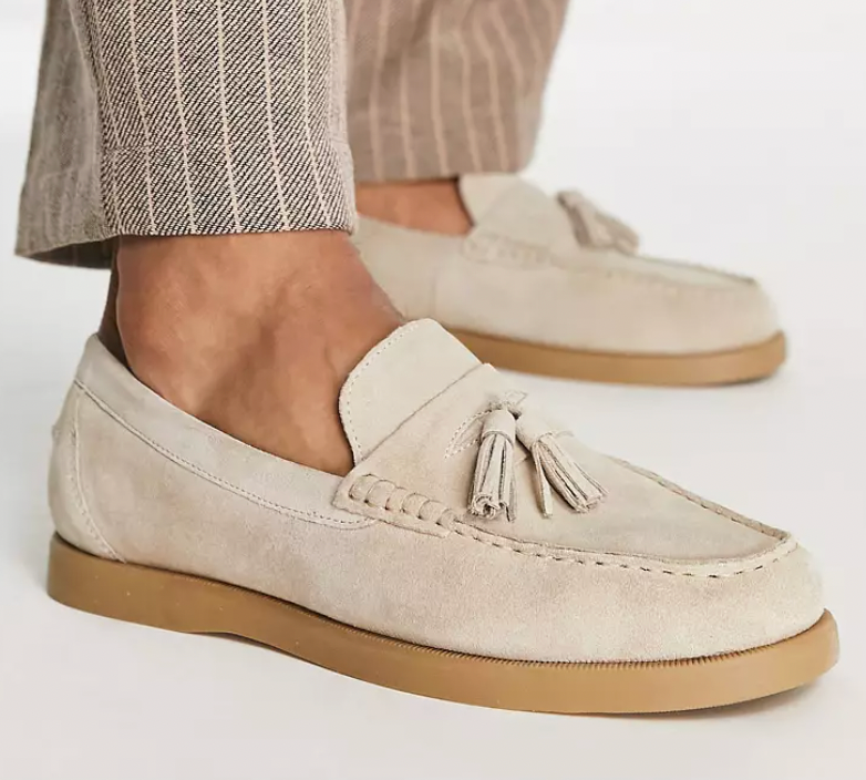Leno - Loafers i skinn