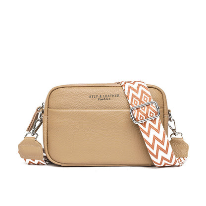Stella - kornet skinn crossbody-veske