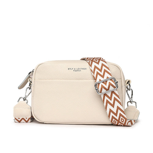 Stella - kornet skinn crossbody-veske