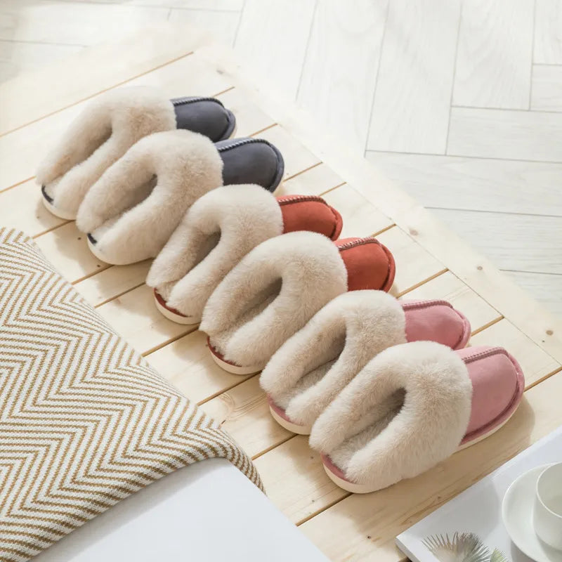 Cozy-Slides - Varme og komfortable fleece tøfler
