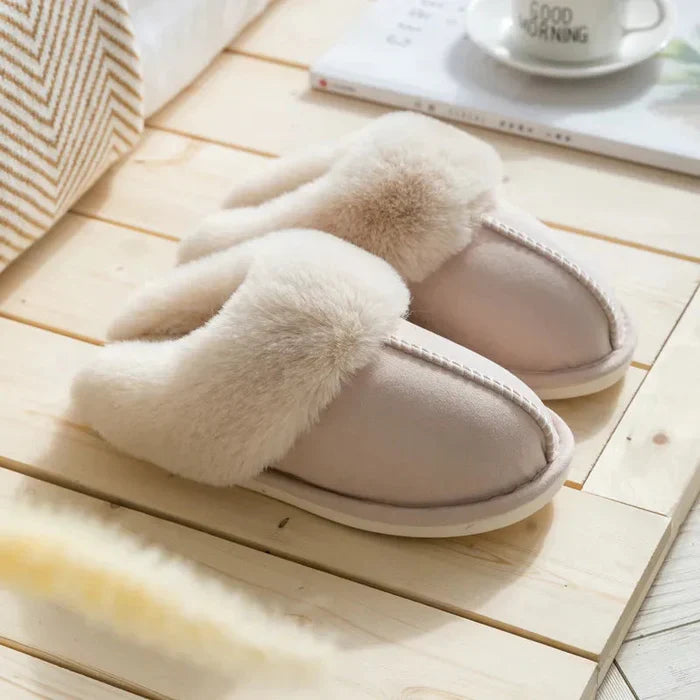 Cozy-Slides - Varme og komfortable fleece tøfler