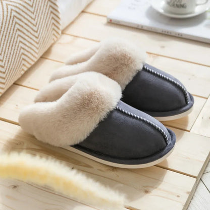 Cozy-Slides - Varme og komfortable fleece tøfler