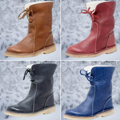 Alexi - Stilige og komfortable skinnstøvler med varmt fôr