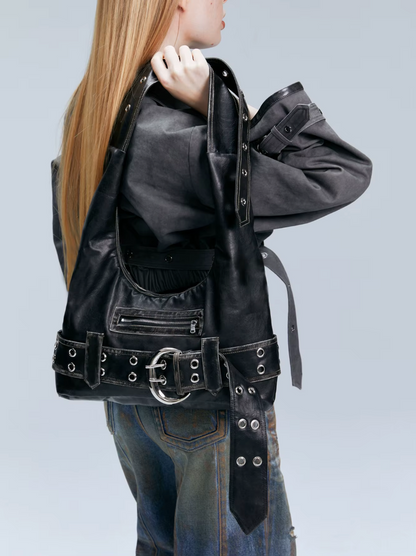 Crüde Denim skulderveske