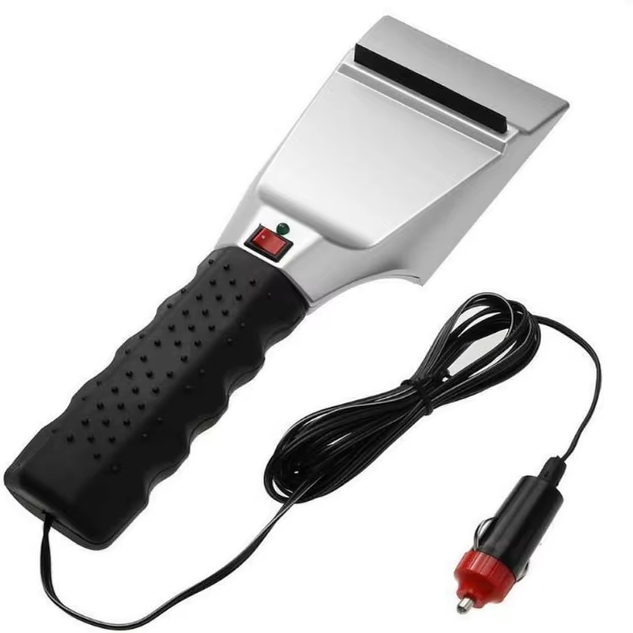 Oppvarmet snøskuffe