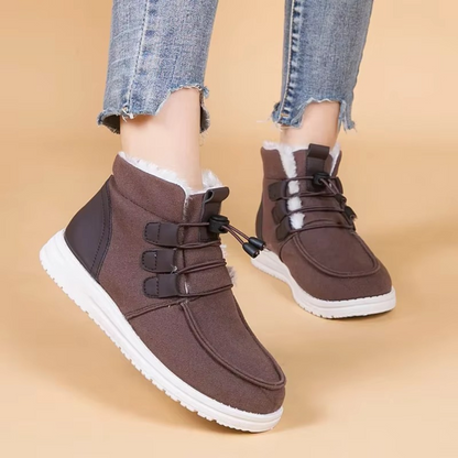 Sophie - Vinterstøvler for dame med varmt fôr og remmer