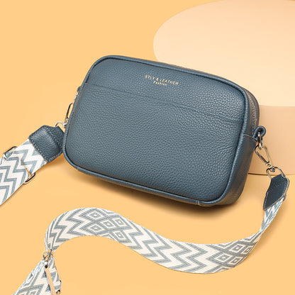 Stella - kornet skinn crossbody-veske