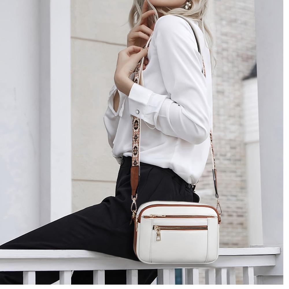 Christine - vegansk lær crossbody-veske