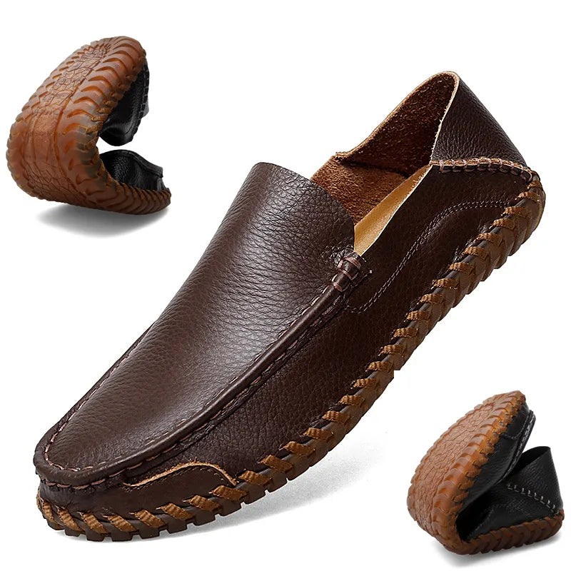 Napoli - Super stilige og komfortable loafers i skinn for menn