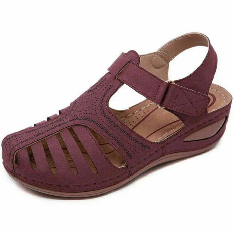 Ortopediske sandaler med lukket tå for kvinner